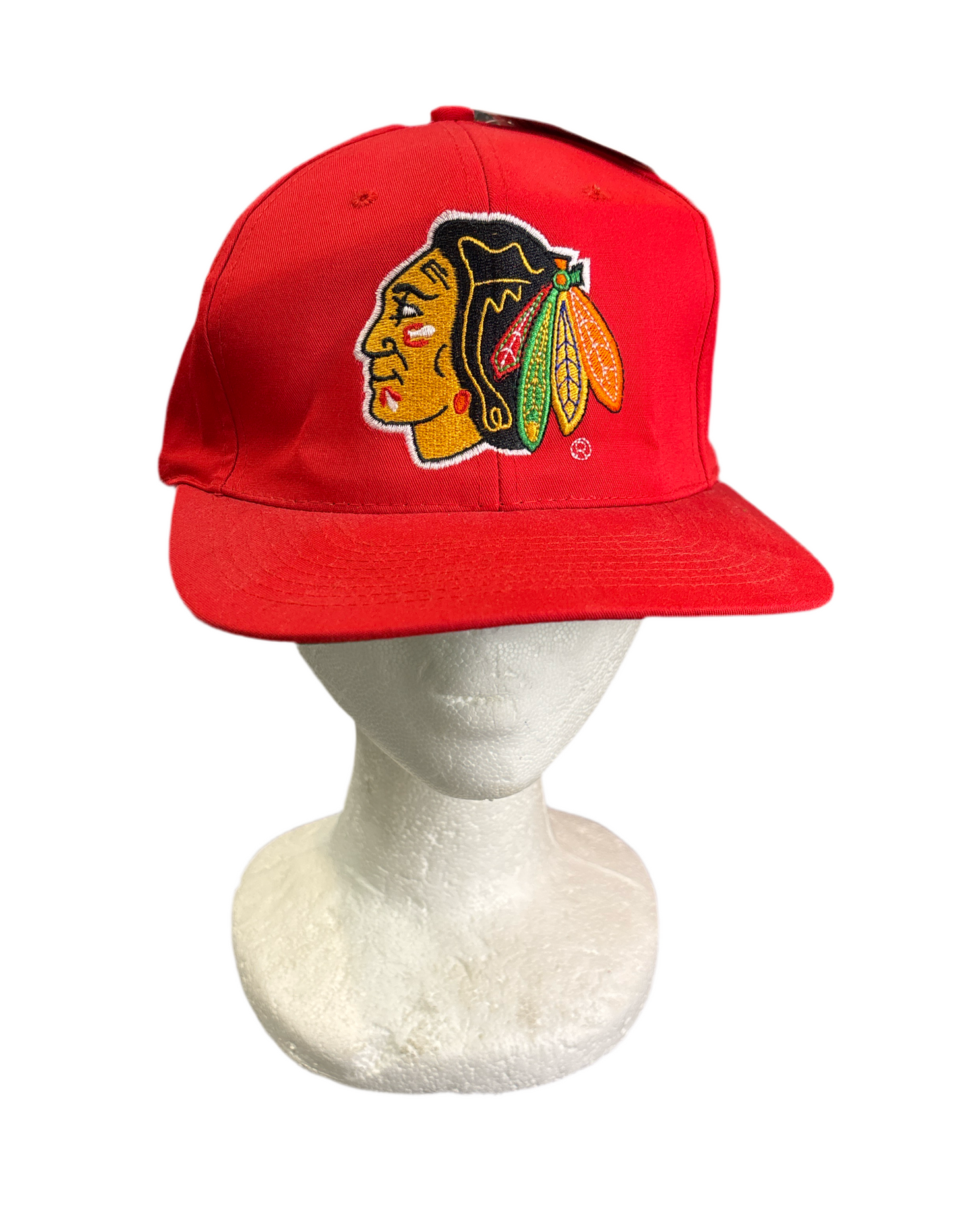 Men's Fanatics Red Chicago Blackhawks Core Primary Logo Snapback Hat