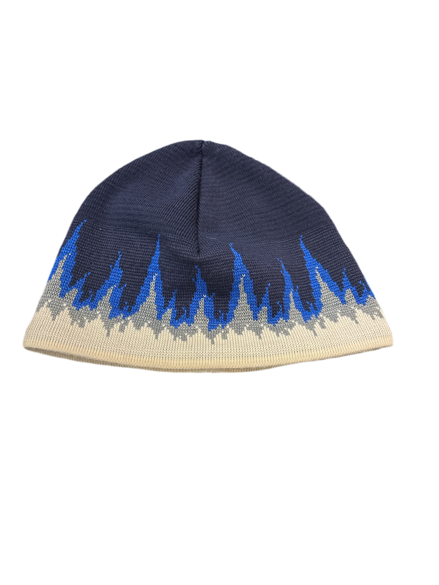 Winter bean with blue flames designs