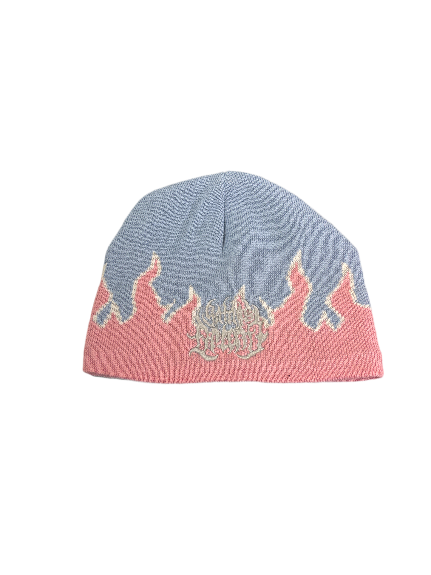 Mega Cap Adult Flames Design Beanie