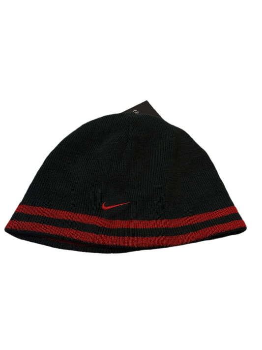 Nike Men's Black and Red Reversible Hat