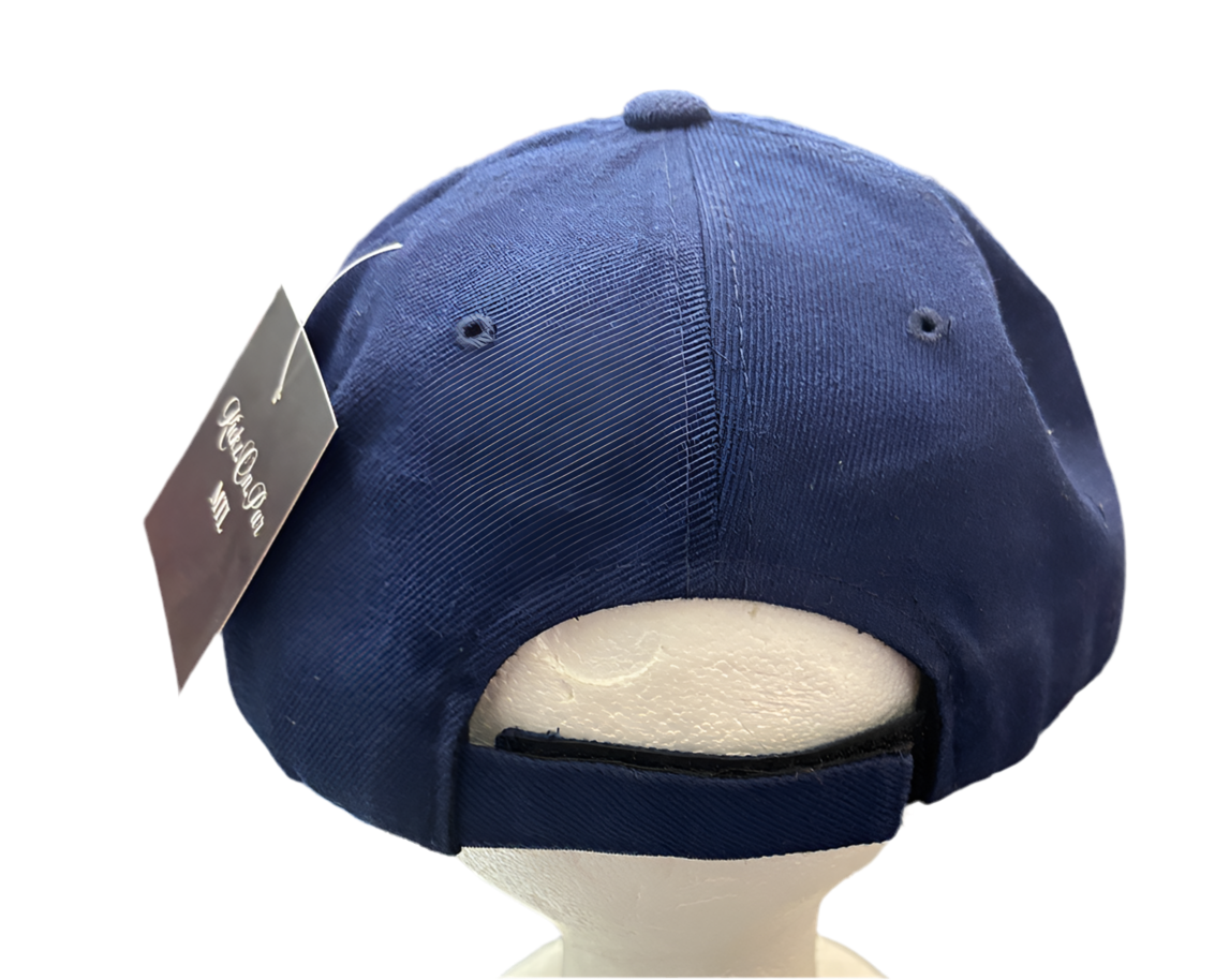 FUBU “FB” Logo 25th Anniversary Classic Navy Blue Strapback Hat