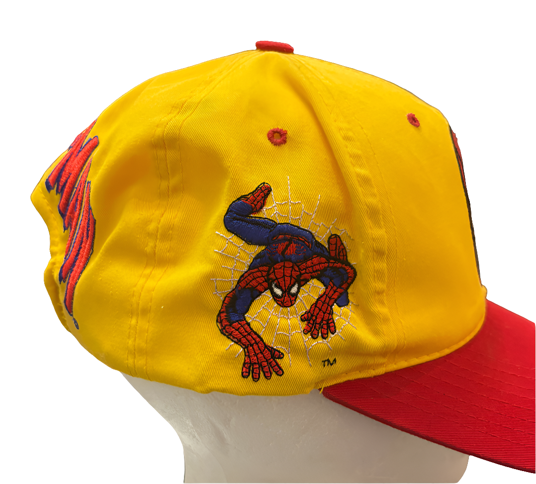 Vintage DEADSTOCK 1993 Spider-Man Marvel Comics Snapback Hat American Needle NWT