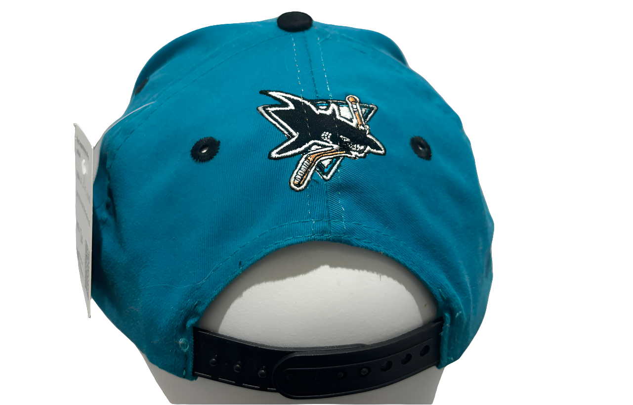 Teal San Jose Sharks snapback cap hat