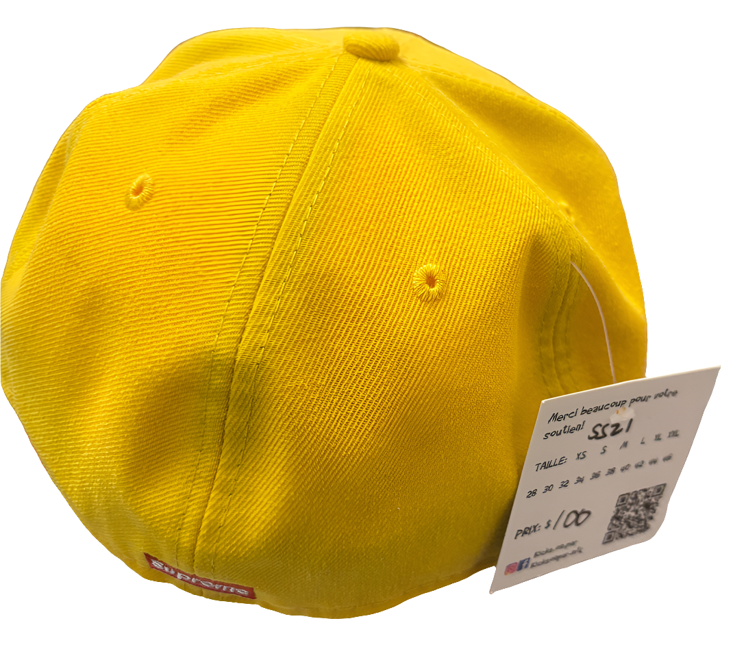 SUPREME x NEW ERA SKULL HAT YELLOW