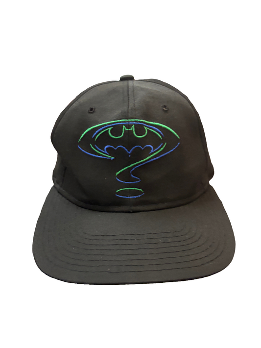 Vintage New With Tags Batman Forever 1994 Movie Promo Snapback Hat RARE Riddler