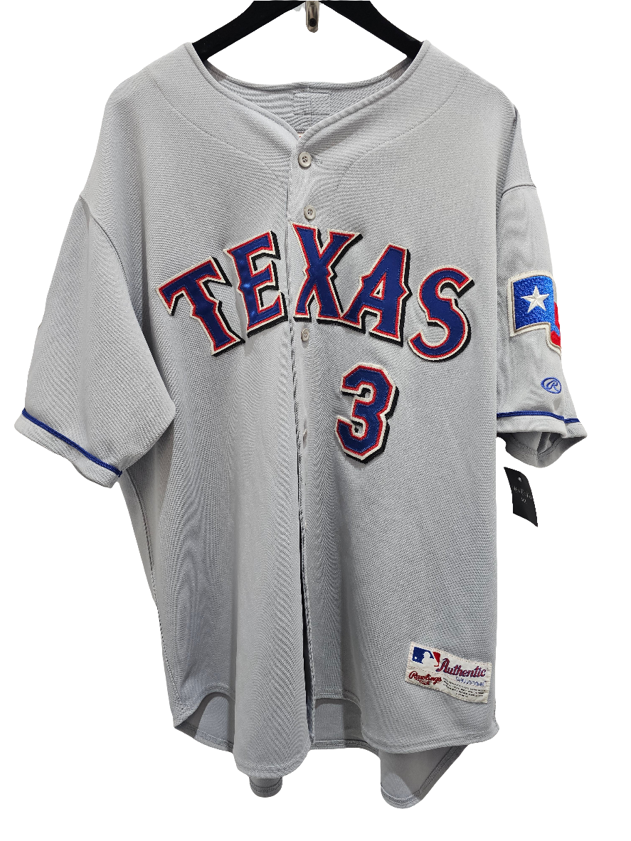 Alex Rodriguez #3 Texas Rangers Rawling baseball jersey