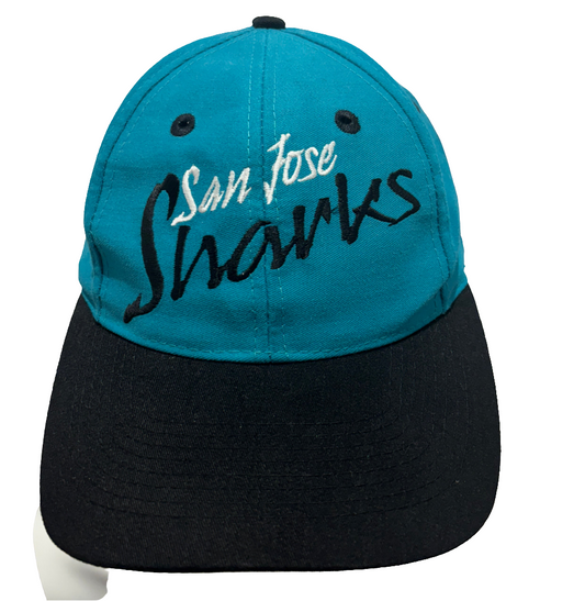 Teal San Jose Sharks snapback cap hat