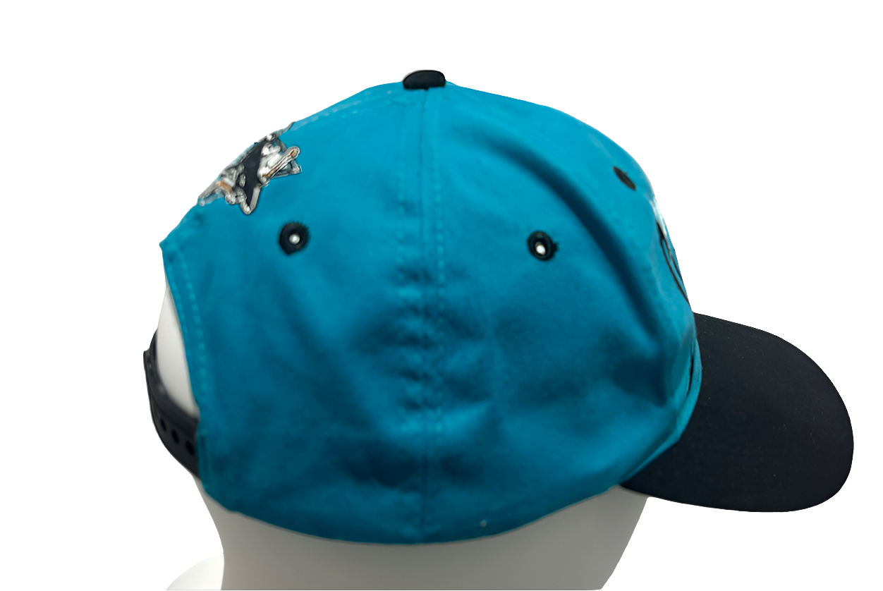 Teal San Jose Sharks snapback cap hat