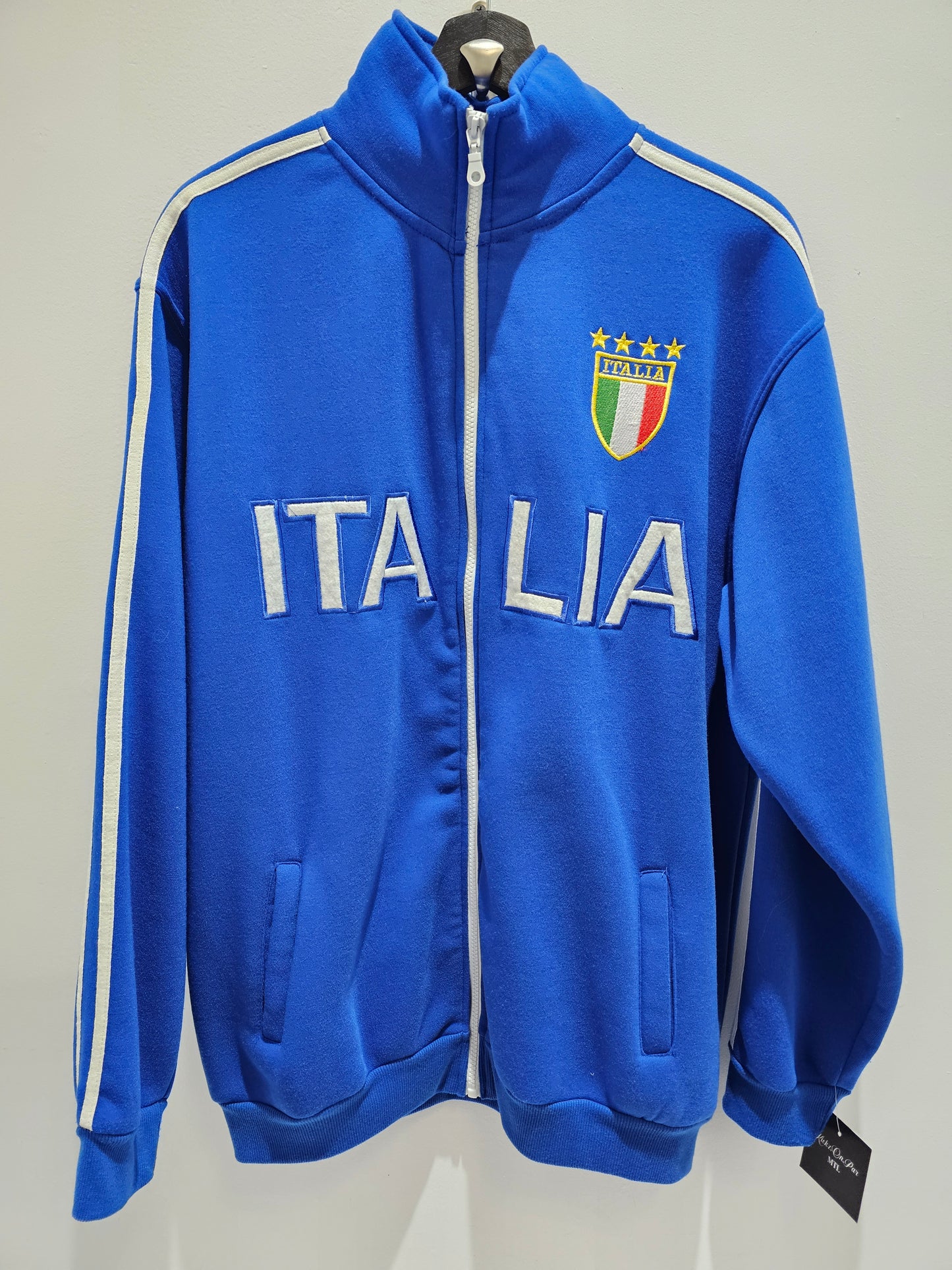 🇮🇹 ITALIA full zipper blue sweater