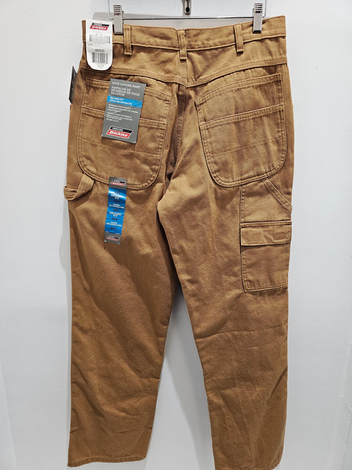 Dickies double knee relaxed fit carpenter brown pants