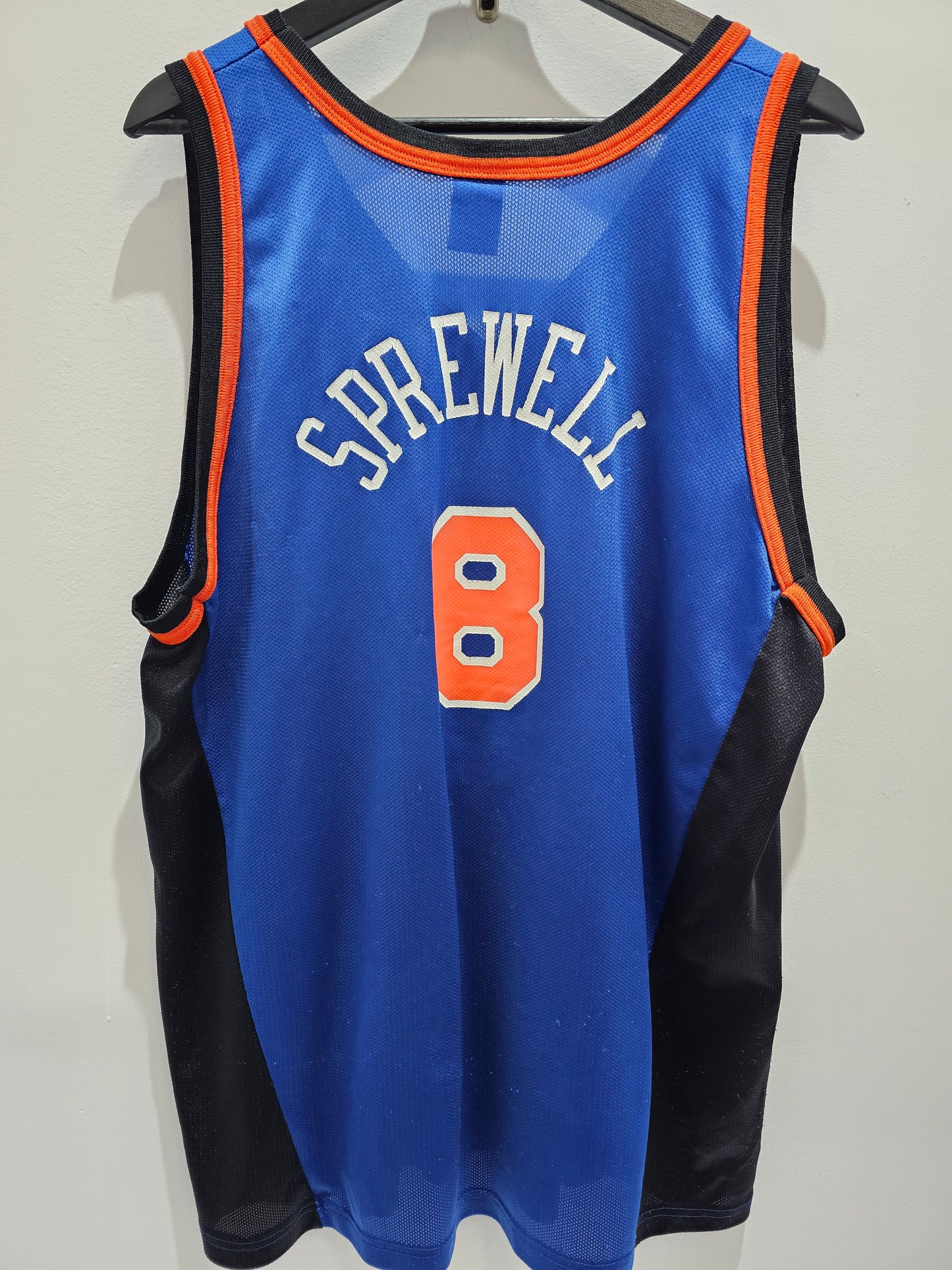 Vintage 90s Latrell Spreewell New York Knicks basketball champion jersey 🏀