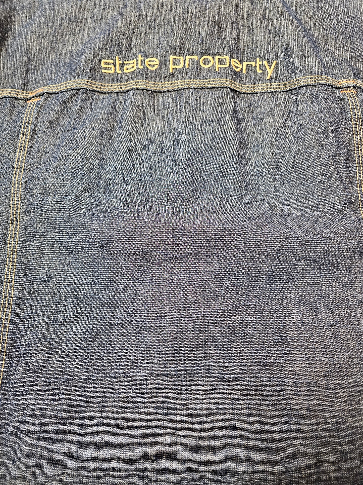 State property y2k buttons denim jacket