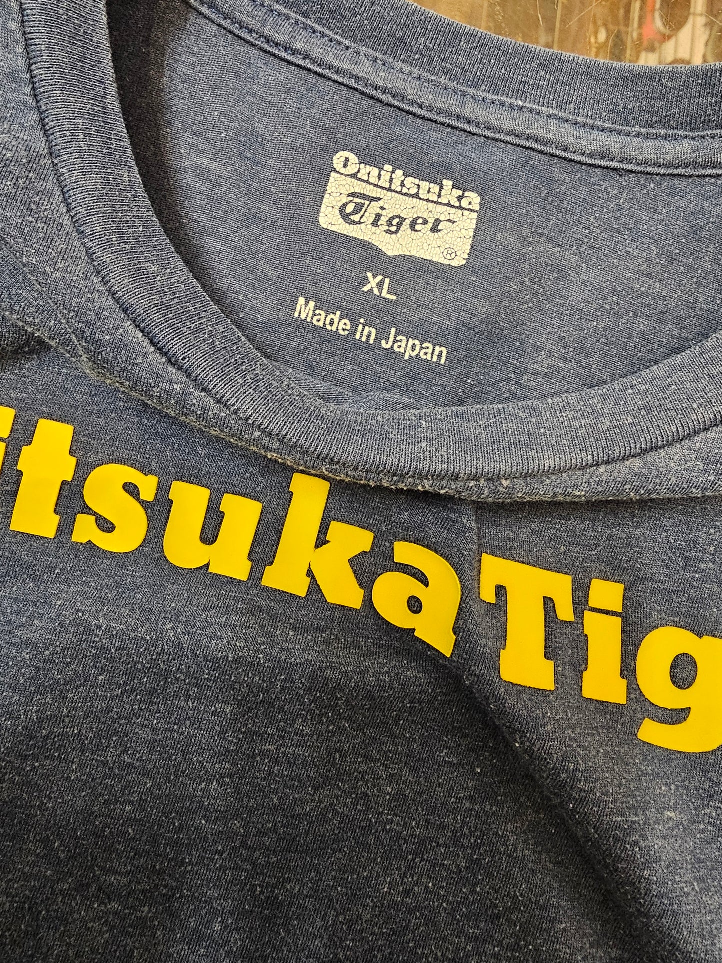 Onitsuka Tiger Spell out Cadet Grey Tshirt