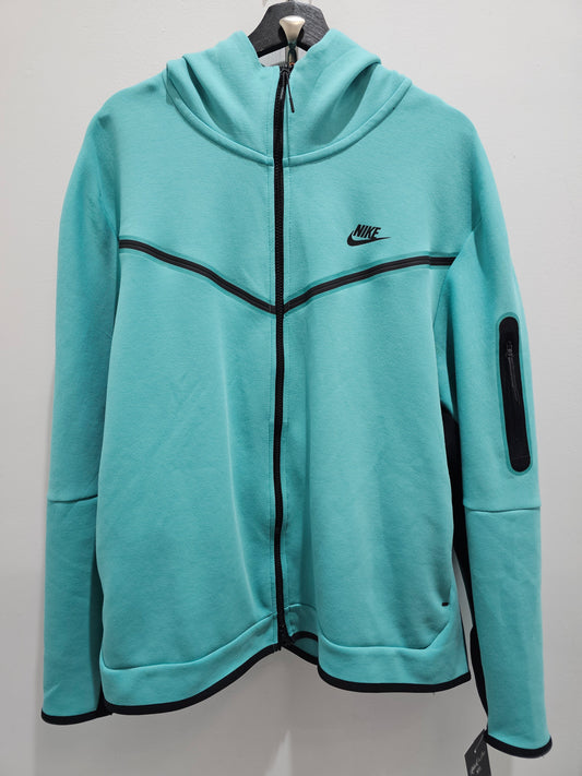 Nike Tech Aquamarine Zip Up Pullover Hoodie