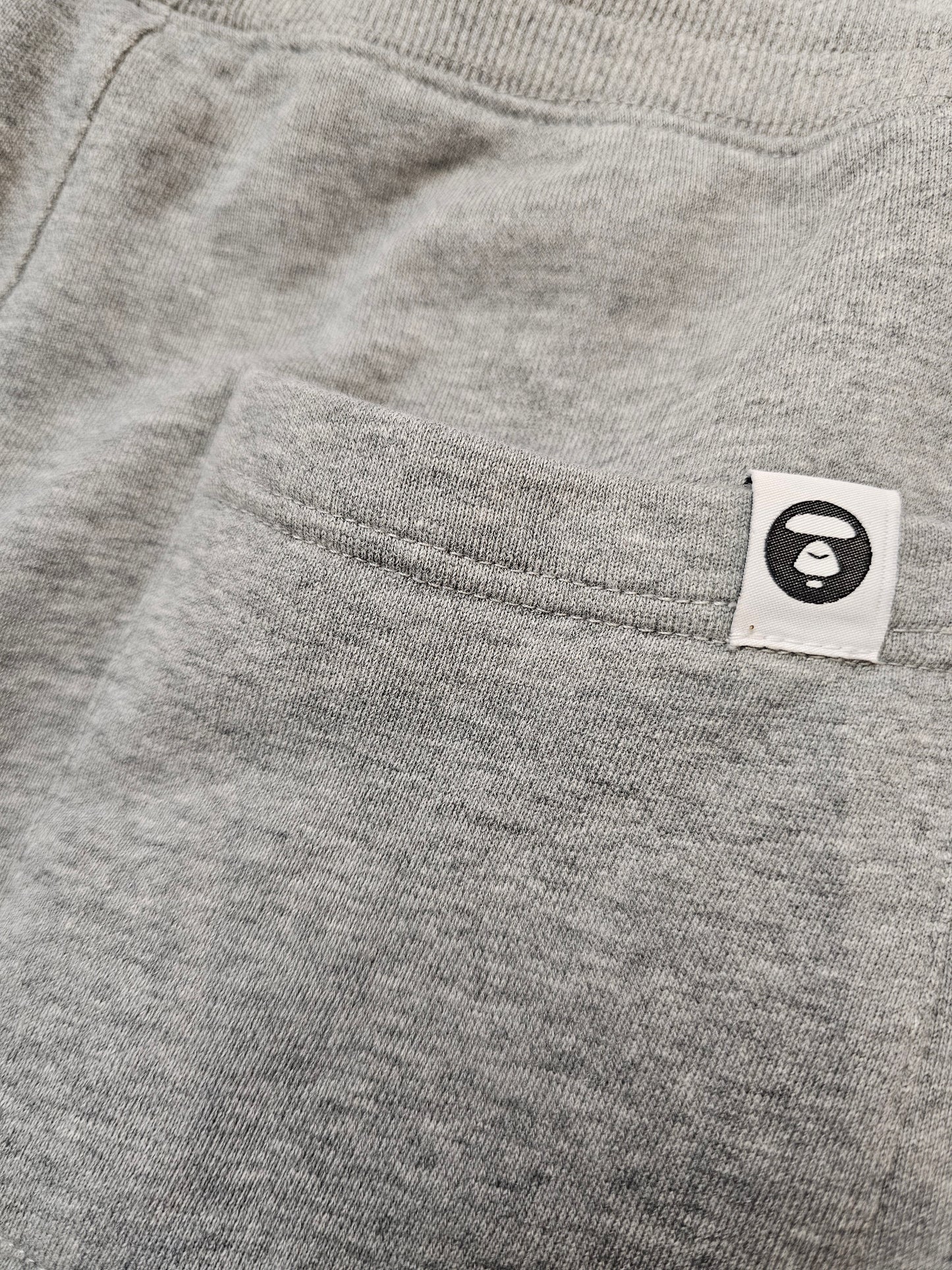 Aape by Bathing Ape grey jogger sweatpants