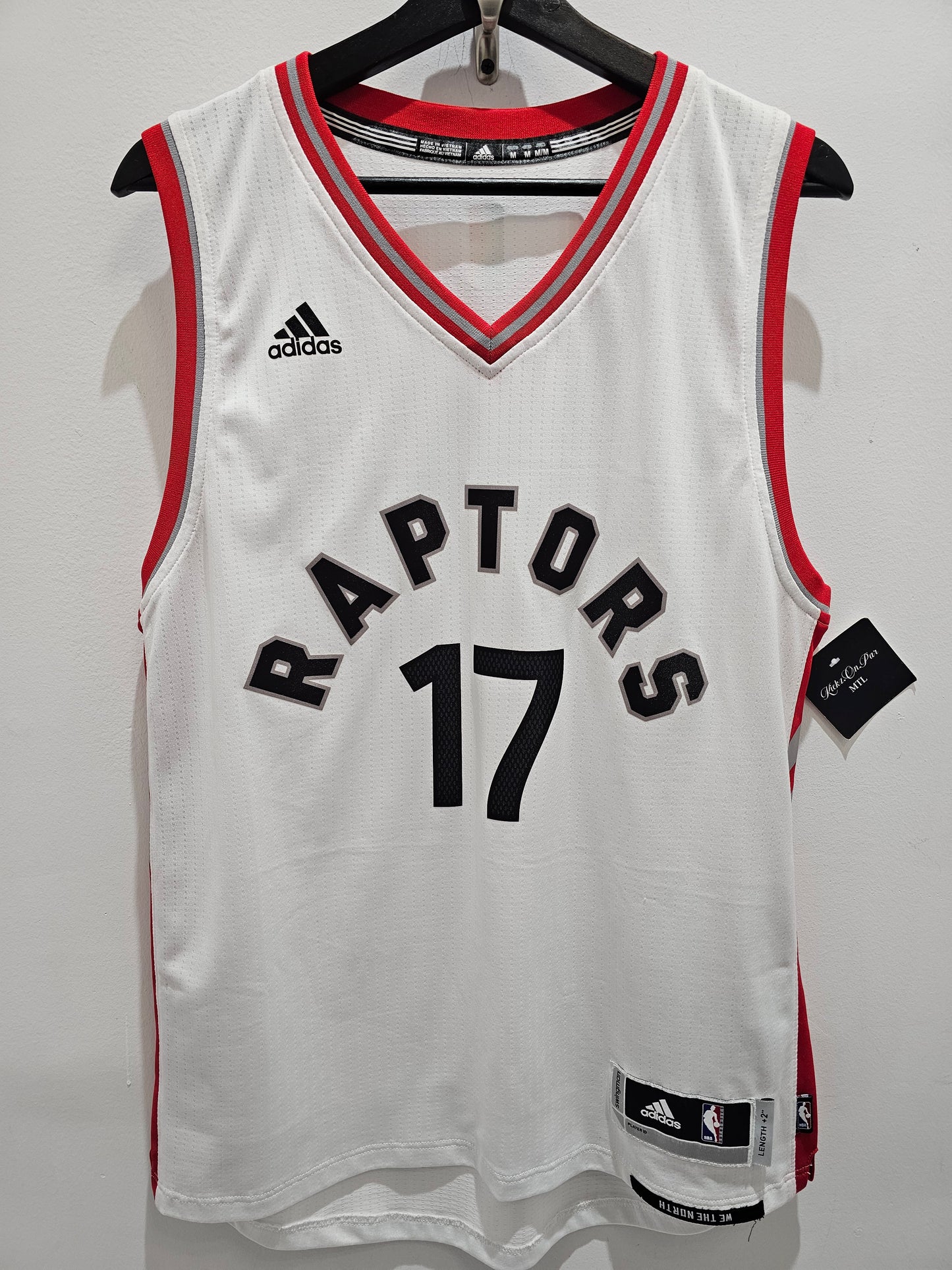 Adidas NBA Toronto Raptors Jonas Valanciunas #17 Basketball Jersey 🏀