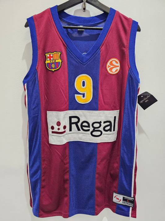 FIBA Ricky Rubio #9  FC Barcelona Basketball Jersey🏀