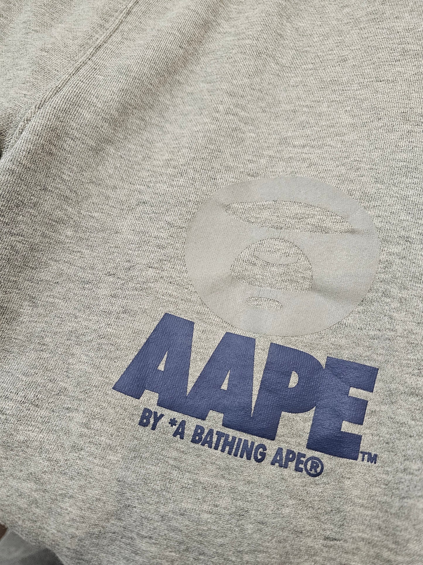 Aape by Bathing Ape grey jogger sweatpants