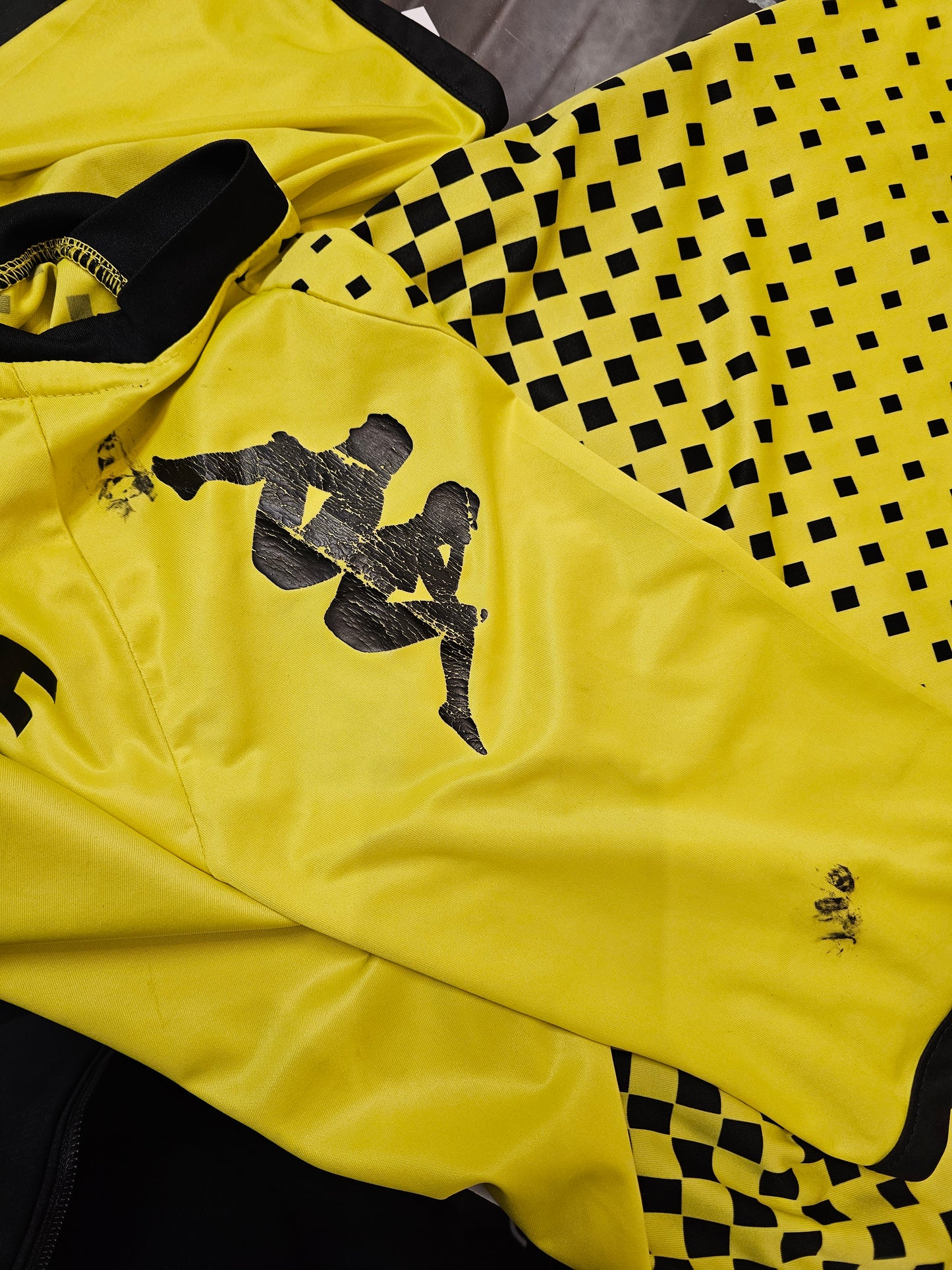 Kappa borussia dortmund #11 mario götze soccer jersey kit