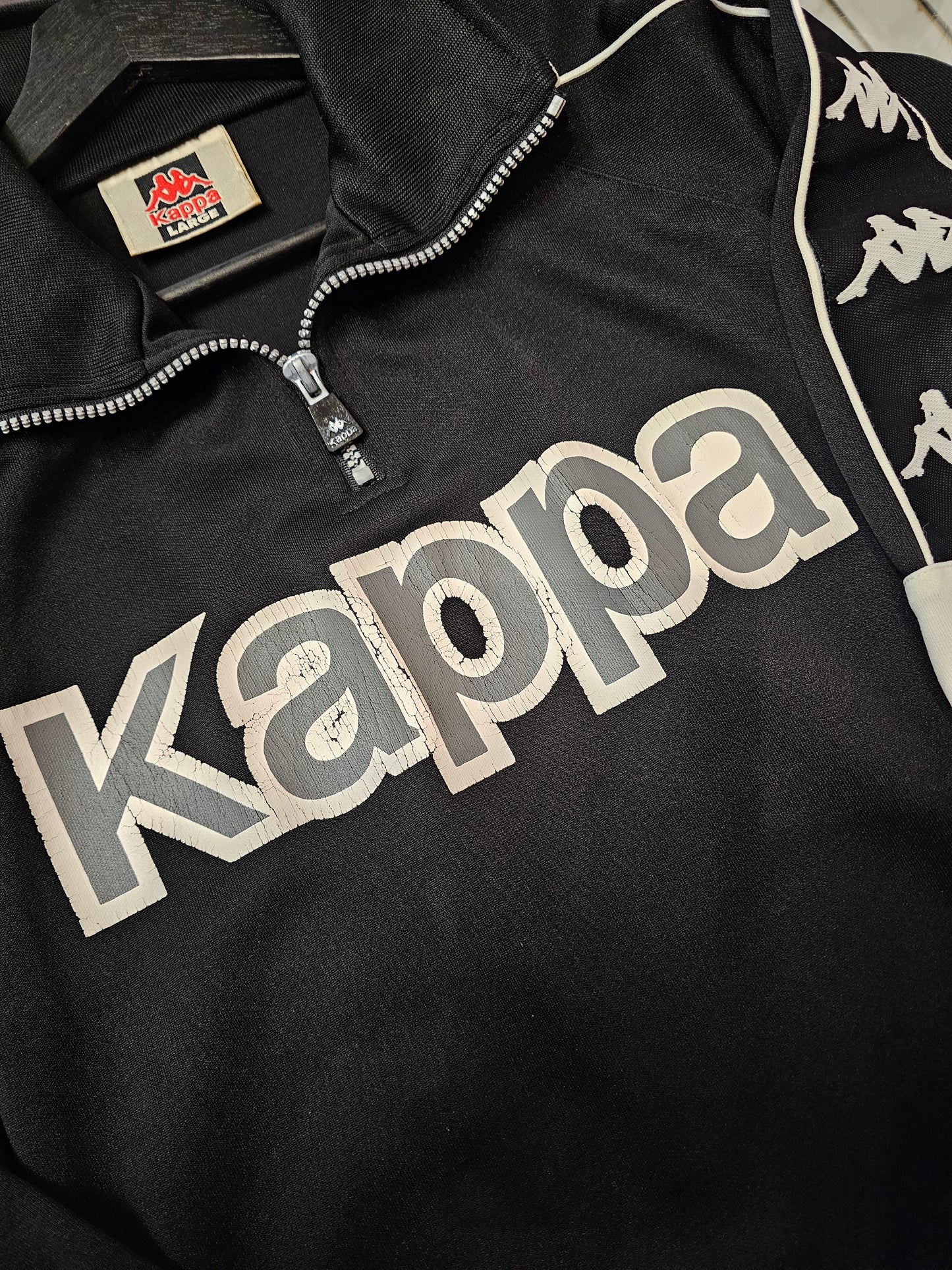 Vintage quarter zip kappa track jacket