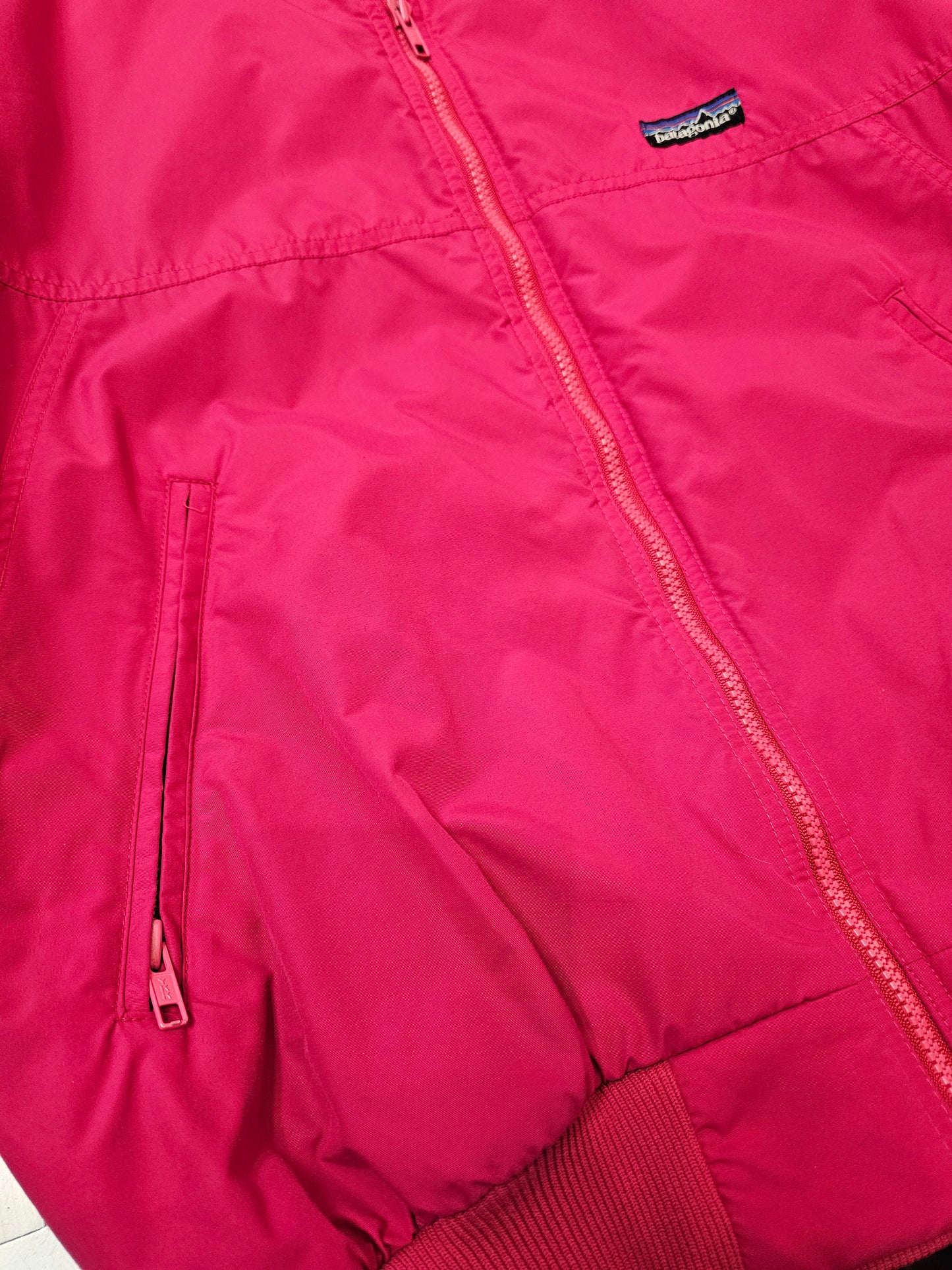 Vintage Patagonia Fleece lined windbreaker pink jacket