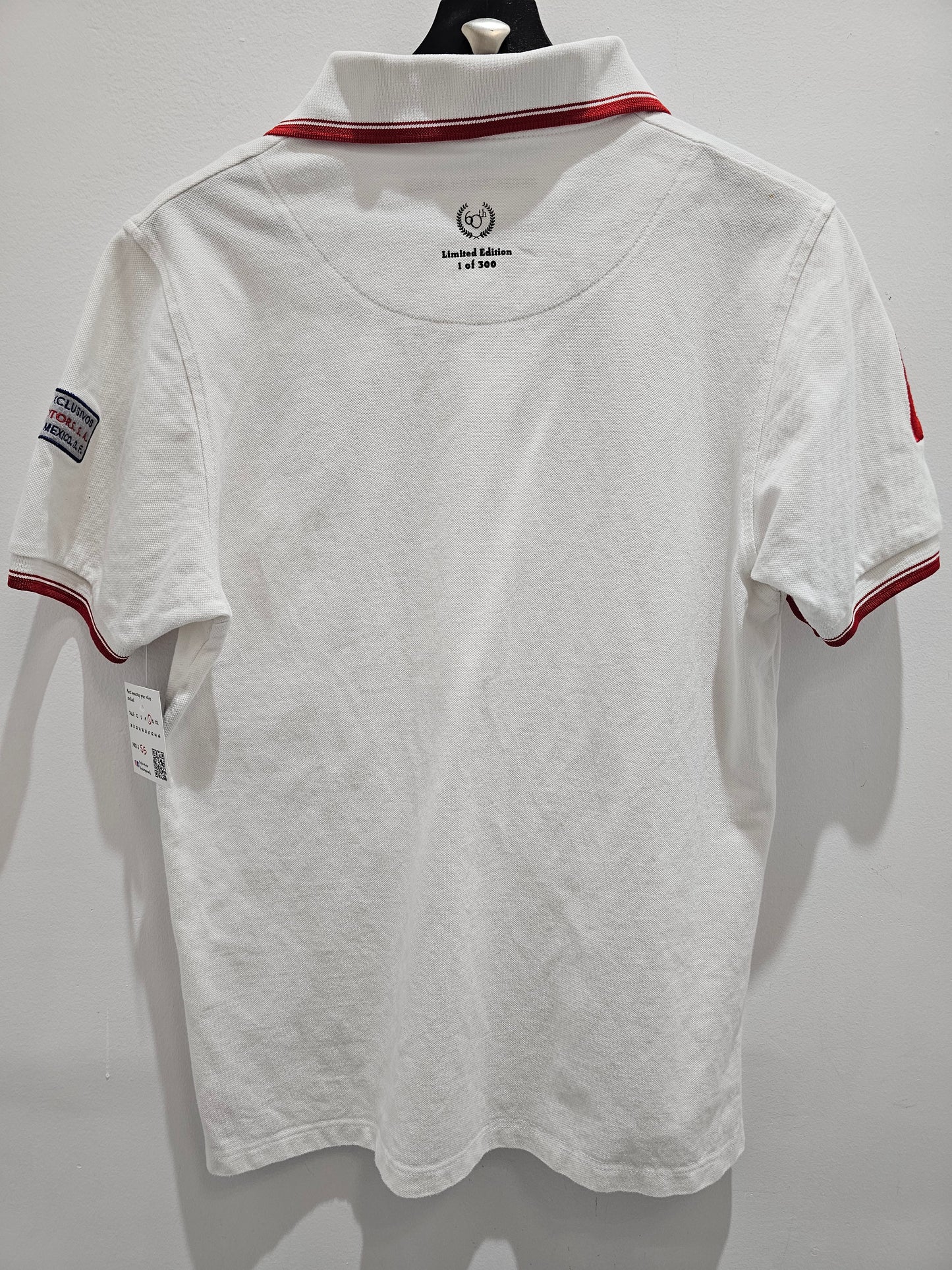 Mercedes Benz Carrera Panamericana White Red Polo Tshirt