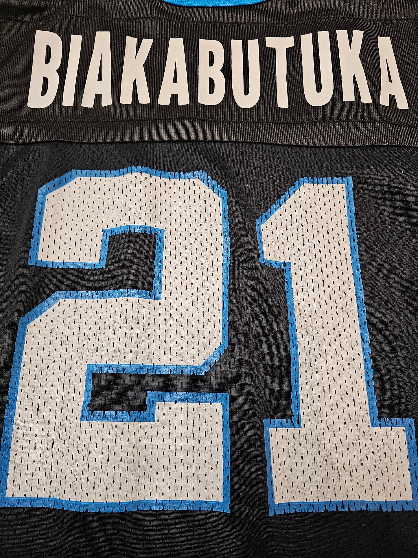 Vintage Champion Tim Biakabutuka #21 Carolina panthers football jersey 🏈