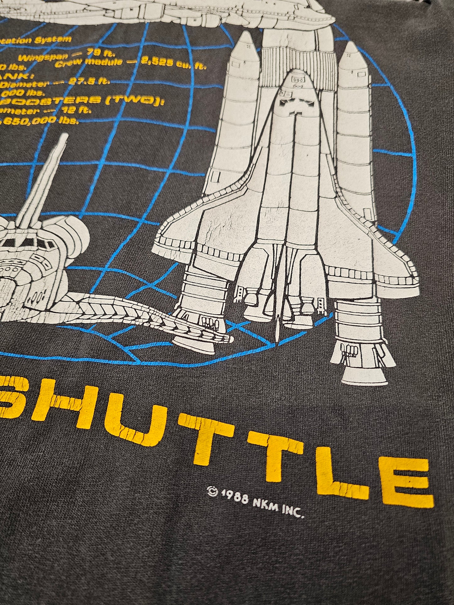 Vintage 1988 American Eagle Space Shuttle Tshirt