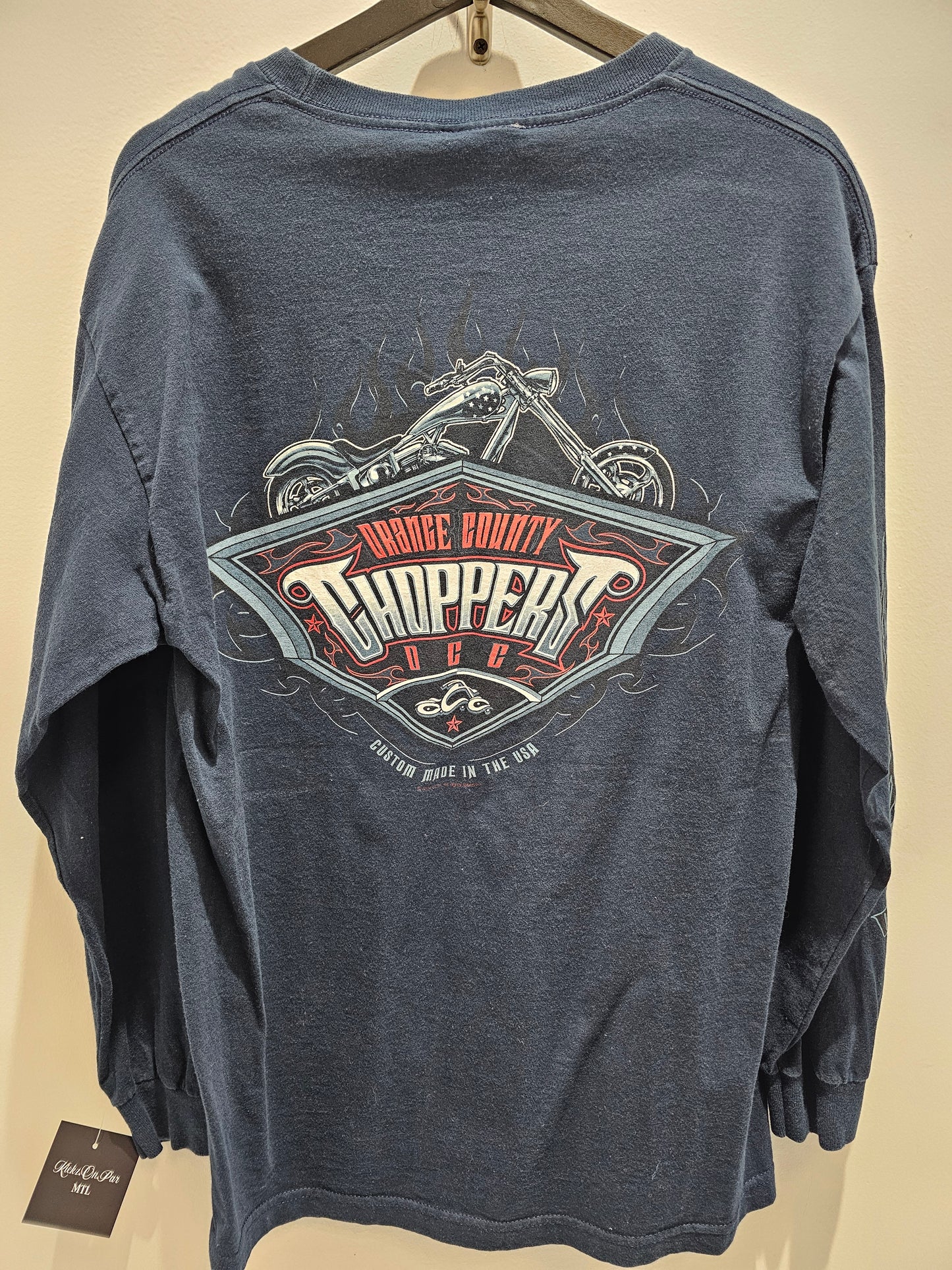 Vintage 2004 Orange County choppers navy longsleeve