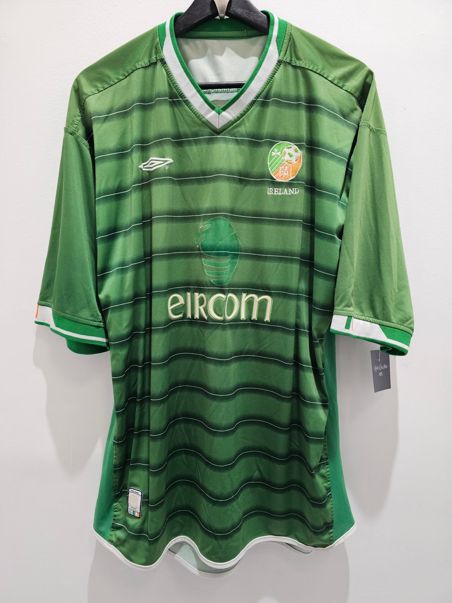 Vintage Umbro Ireland 🇮🇪 2003/04 Soccer Jersey kit