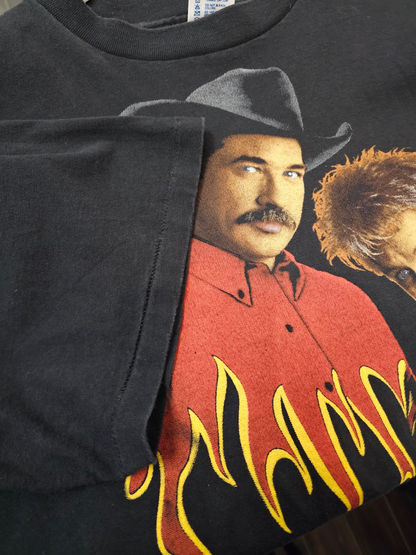 Vintage 1993 Brooks & Dunn Stampede Concert Tour Tshirt