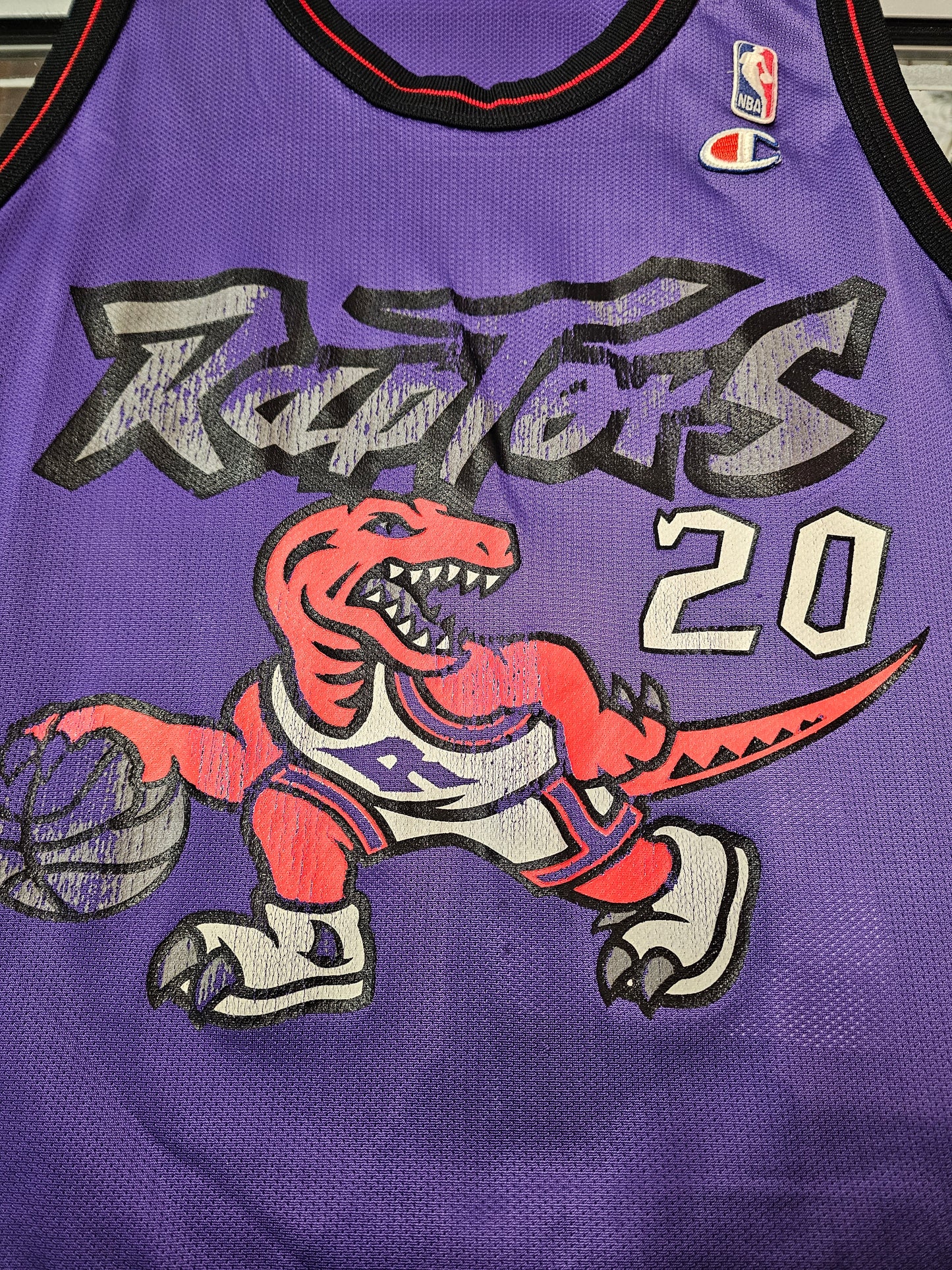 Vintage 90s Toronto raptors Damon Stoudamire #20 basketball jersey 🏀