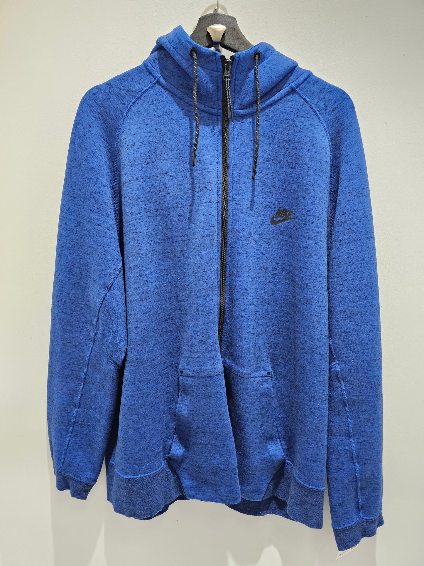 Nike tech ocean blue zip up pullover hoodie