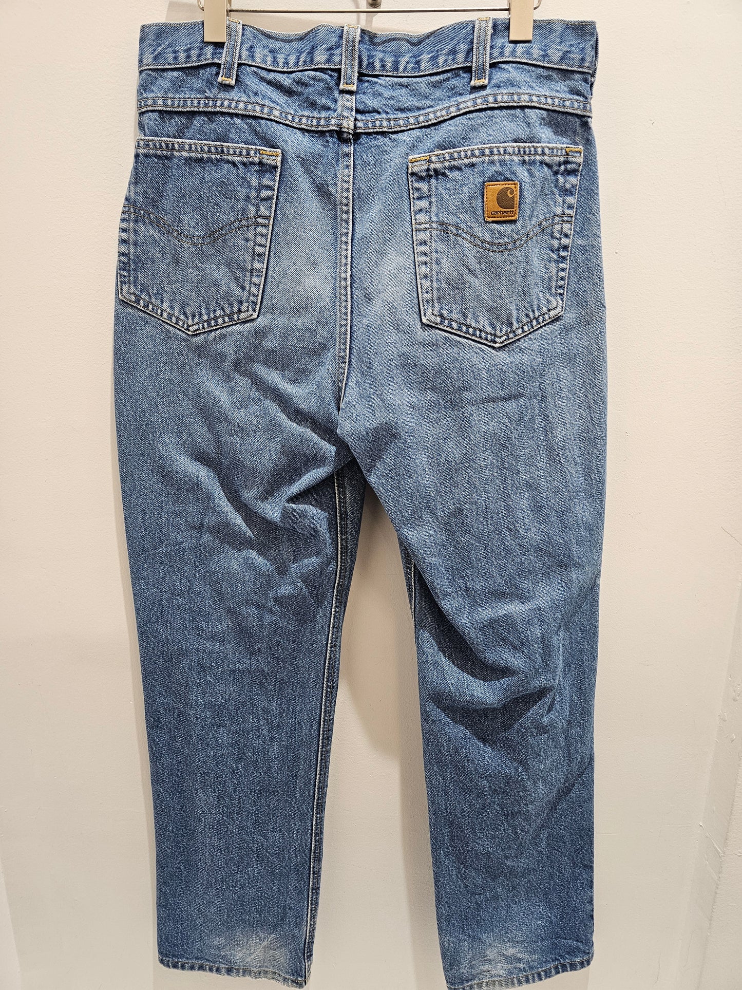 Carhartt traditional fit washed blue denim pants