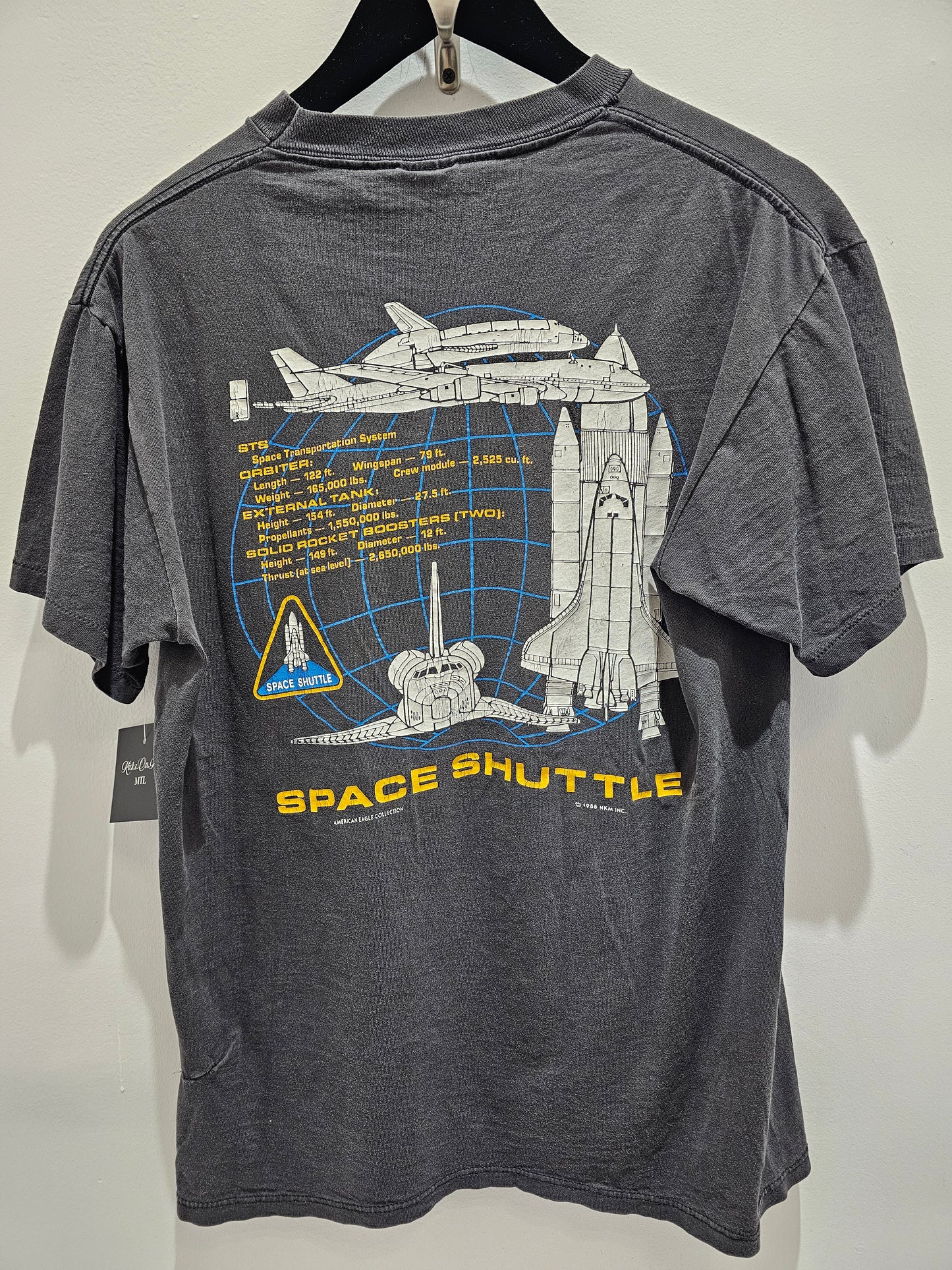 Vintage 1988 American Eagle Space Shuttle Tshirt