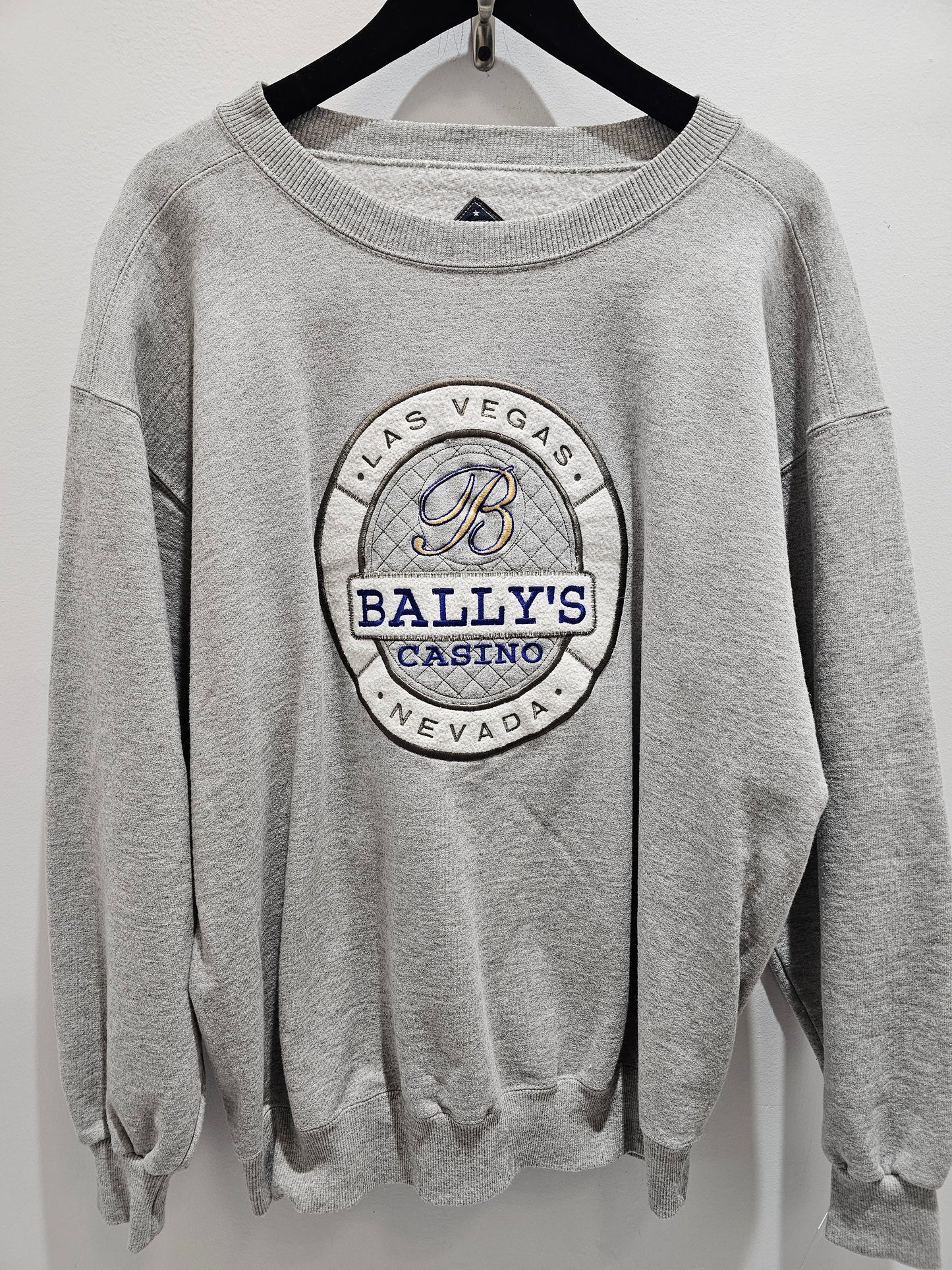 Las vegas bally casino grey souvenir crewneck