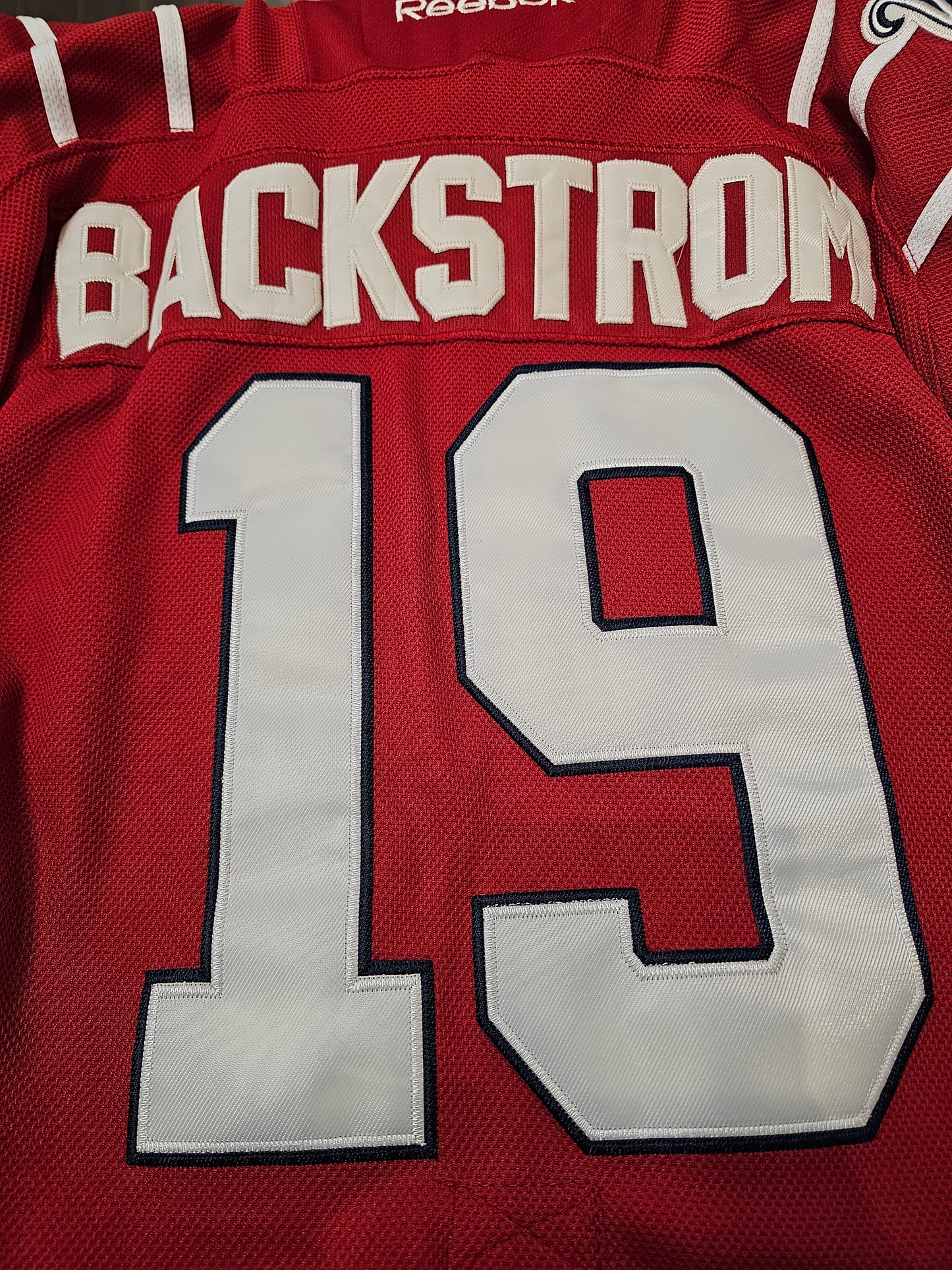 Reebok Ccm Nicklas Backstrom Washington capitals #19 winter classic 2015 hockey jersey 🏒