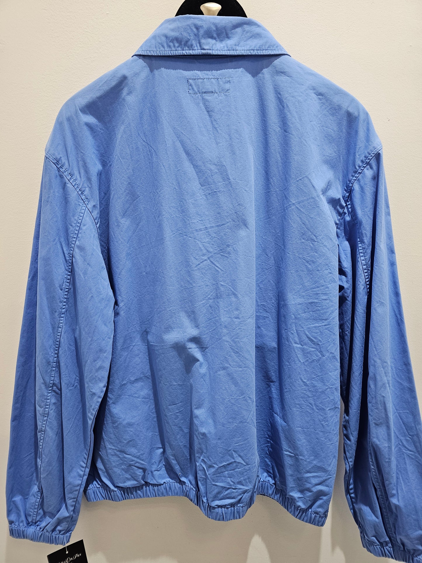 Polo Ralph Lauren zip up baby blue lightweight jacket