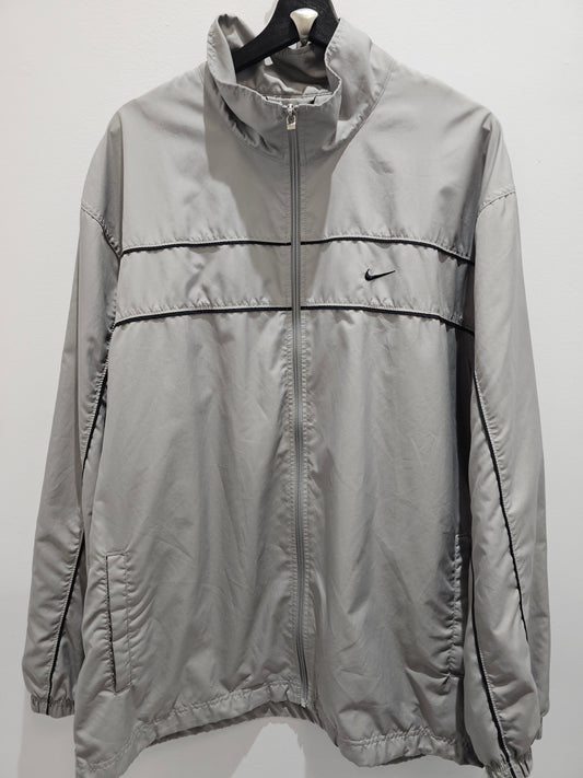 Nike y2k fullzipper dark grey windbreaker