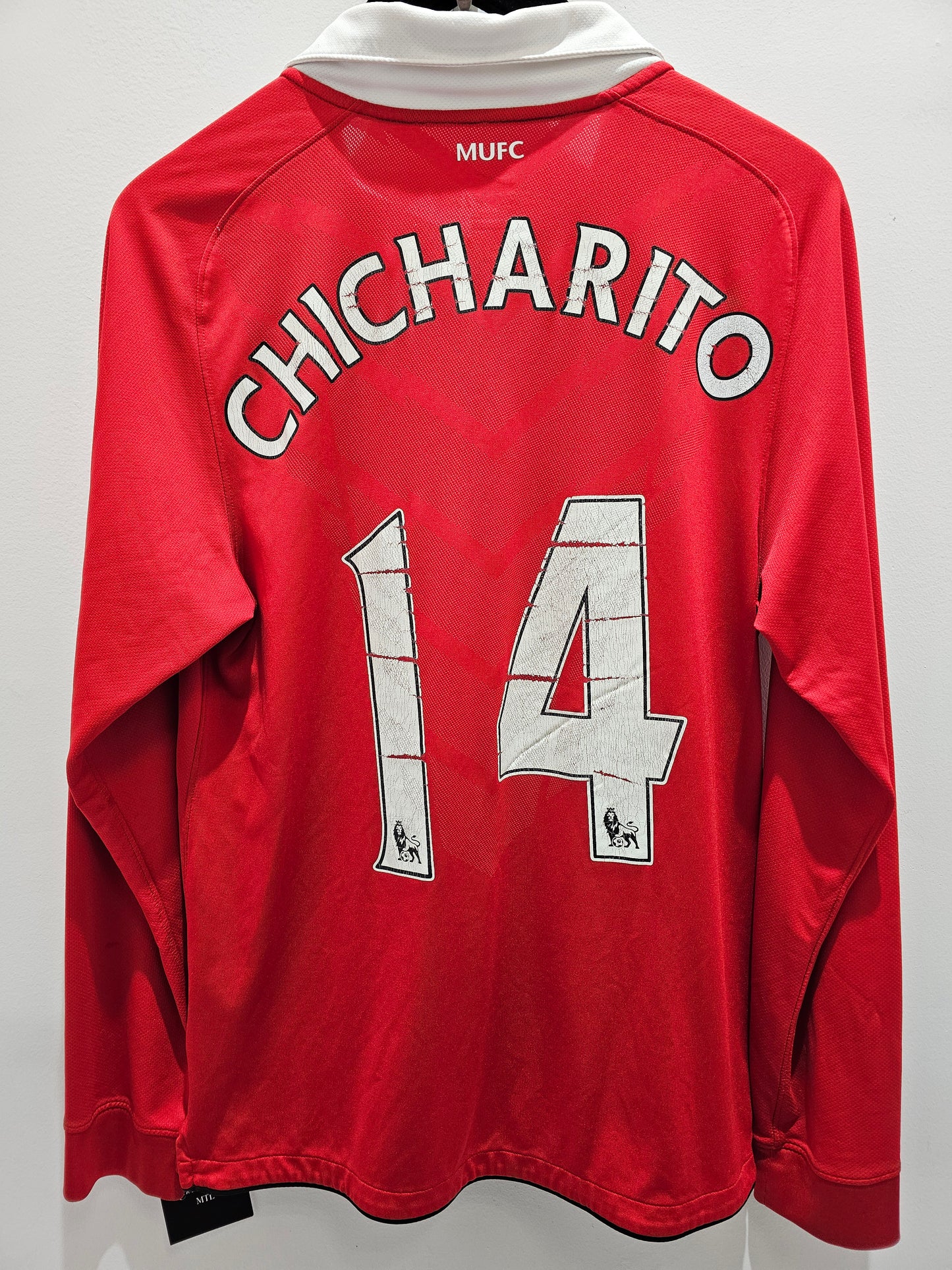 Nike Manchester United 2010/11 Javier Hernandez Longsleeve Jersey kit ⚽️