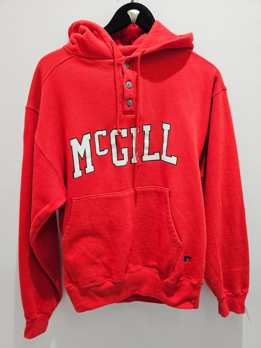 Vintage Russell Athletic McGill Red Pullover hoodie