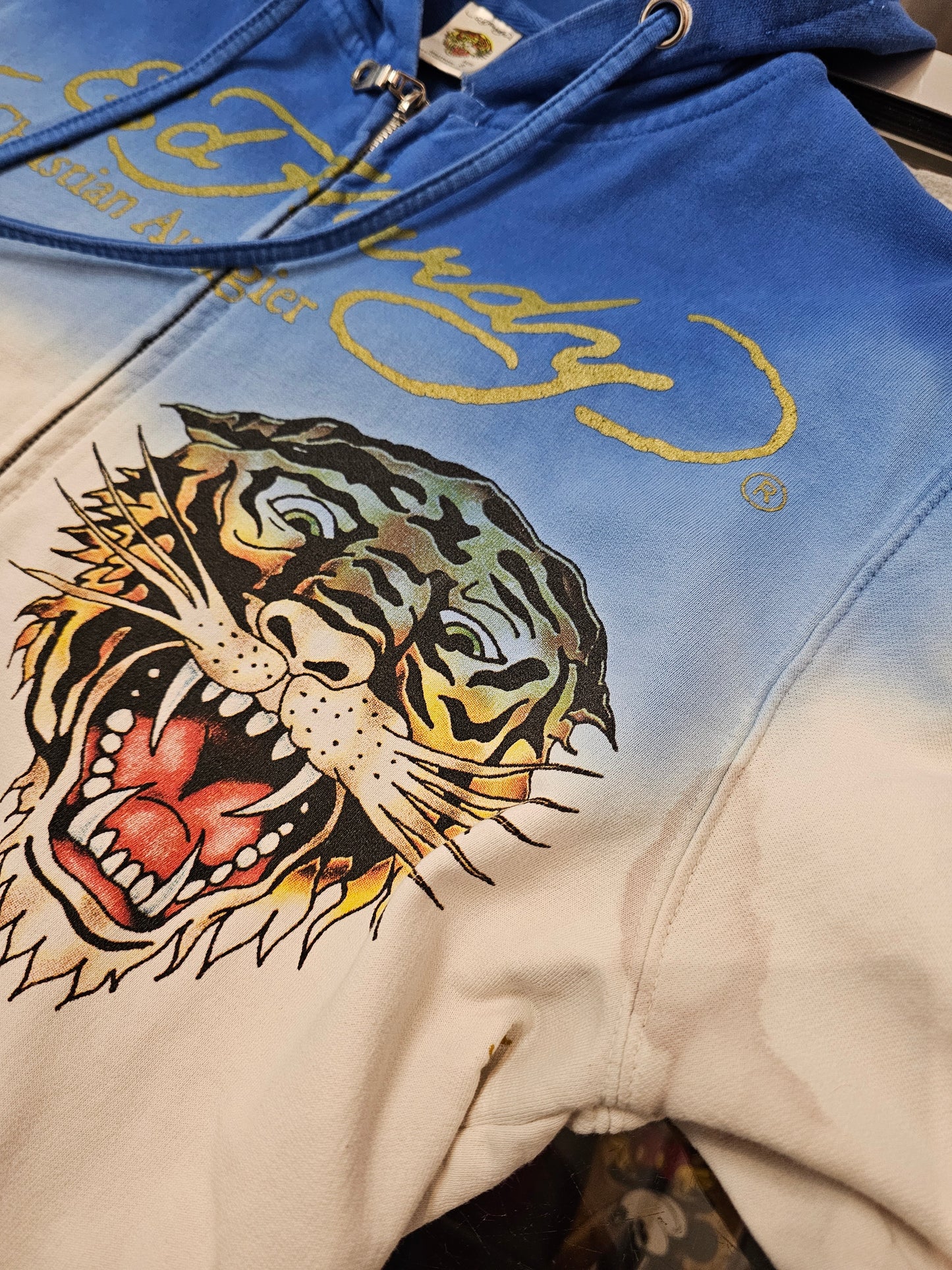 Edhardy Christian Audigier tattoo fullzipper pullover hoodie