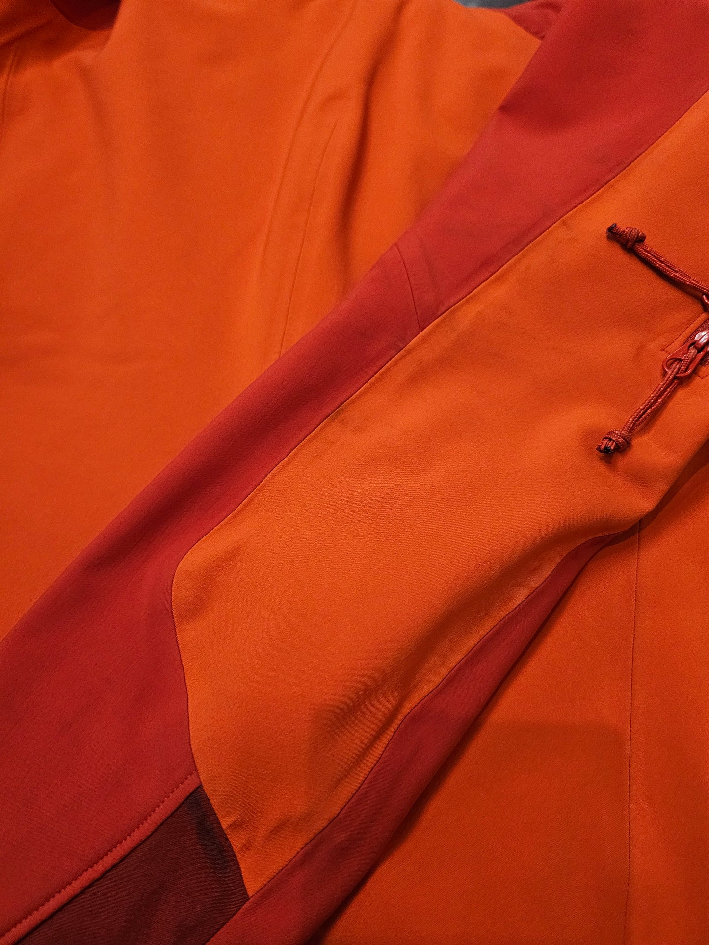 Vintage Arcteryx Windstopper womens fullzipper orange jacket