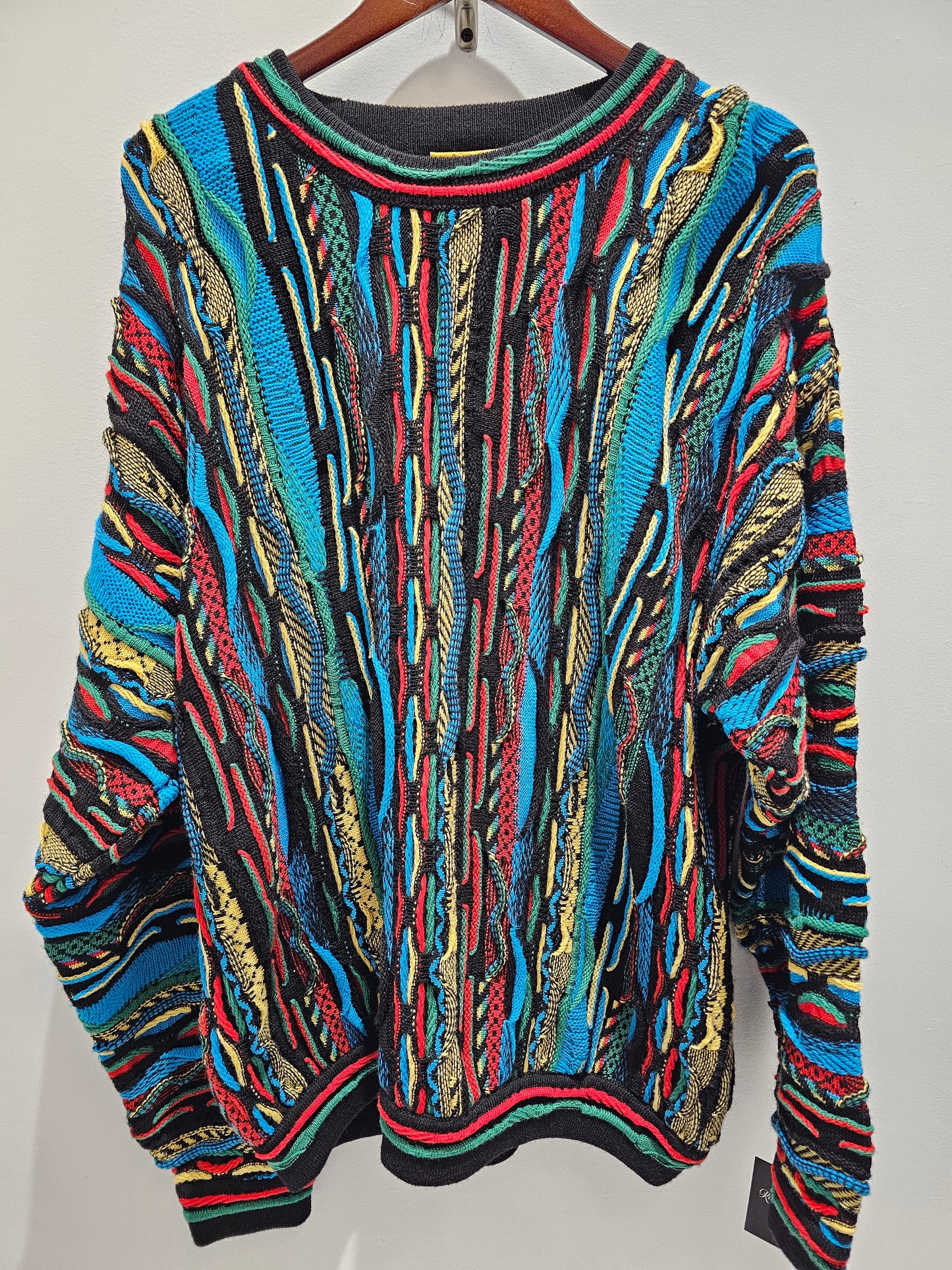 Vintage Coogi Vibes Cable knit wool sweater made in Australia 🇦🇺