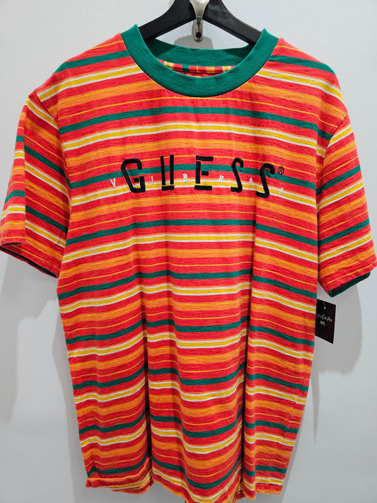 Guess Vibras J Balvin Stripes Tshirt