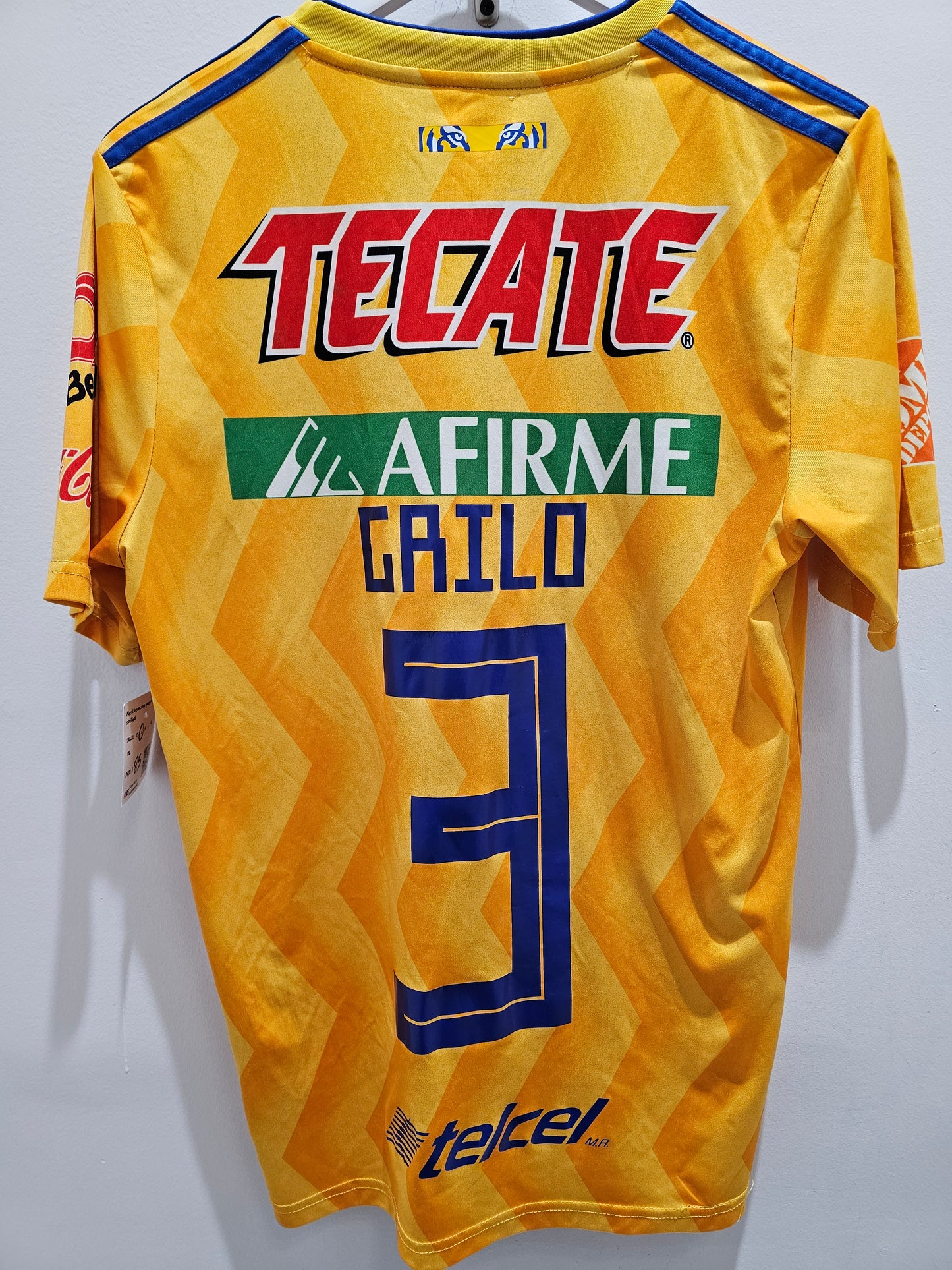 Adidas Tigres UANL Gailo #3 2018-19 soccer jersey kit