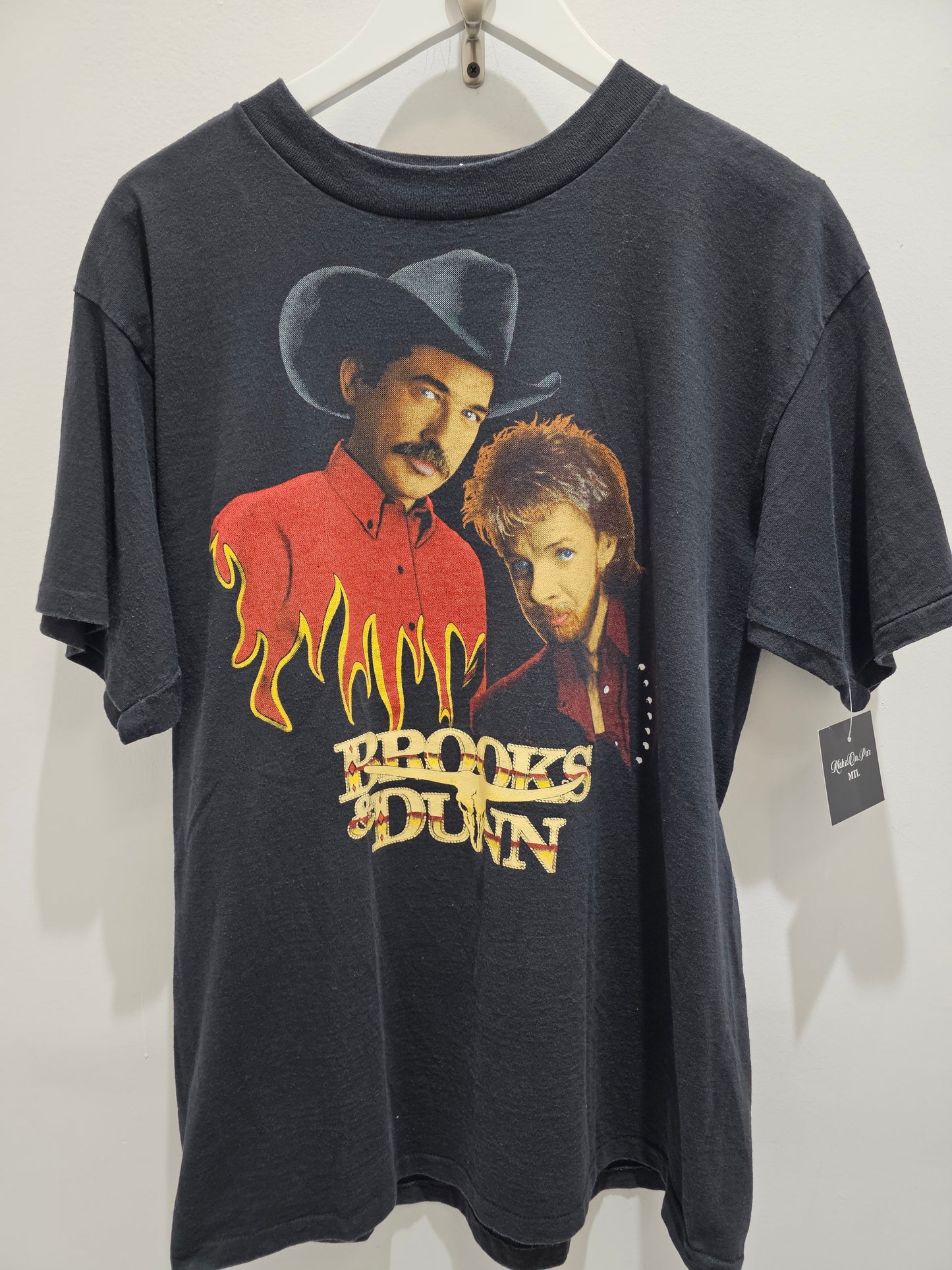 Vintage 1993 Brooks & Dunn Stampede Concert Tour Tshirt