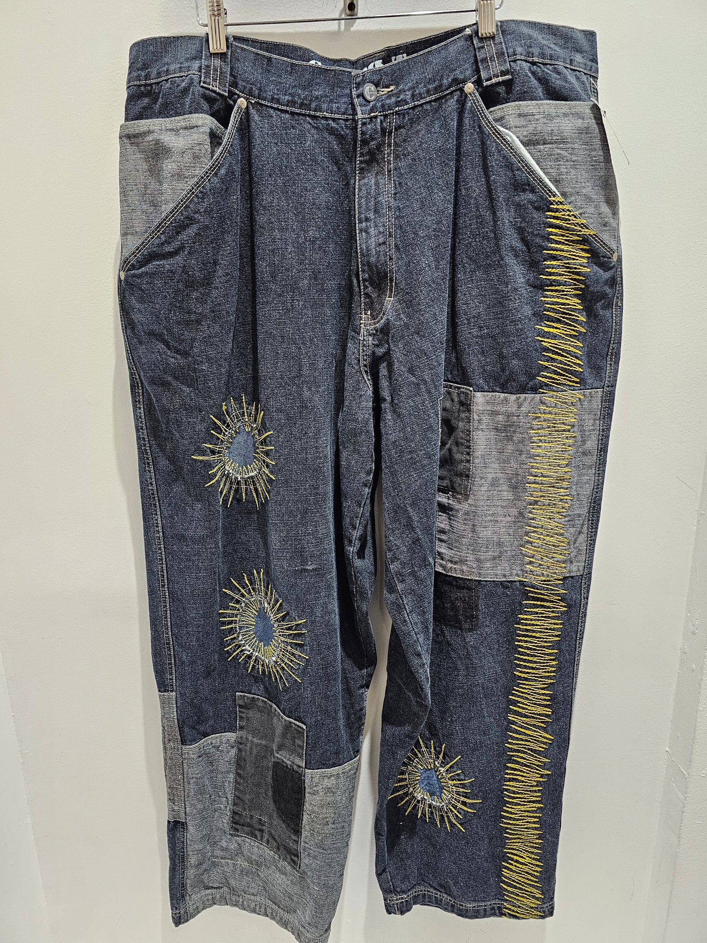 Counter attack y2k sun shocked baggy denim jeans