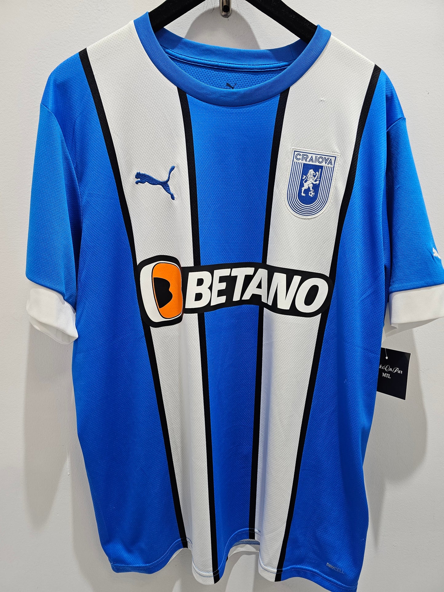 Puma universitatea craiova home 22-23 soccer jersey kit