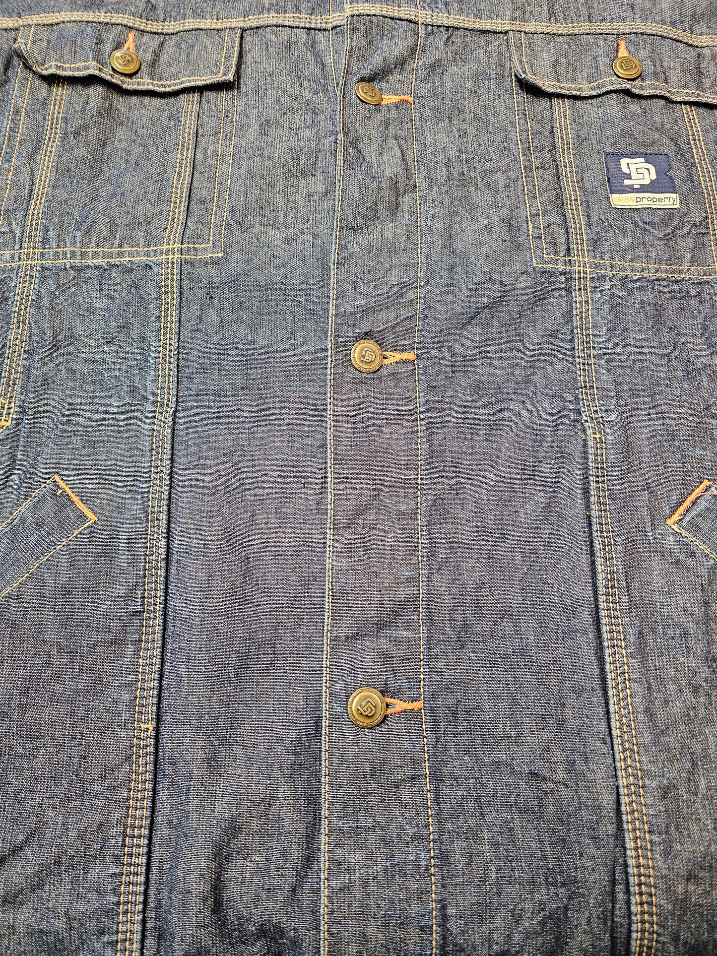 State property y2k buttons denim jacket